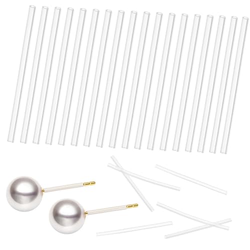 Homoyoyo 50 Paare Weiche Silikon Ohrstecker Schutzhüllen Hautfreundliche Transparente Ohrstecker Sleeves Allergiegeschützte Ohrsteckerabdeckungen für Damen und Mädchen Praktische von Homoyoyo