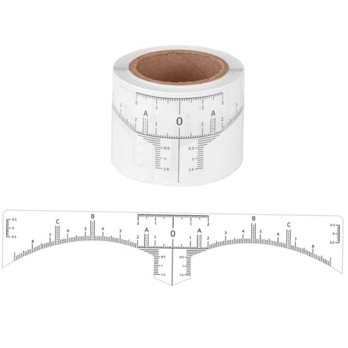 Homoyoyo 50 Stück Einweg Augenbrauen Aufkleber Transparent Kunststoff Präzisions Make Up Augenbrauen zum Ausrichten und Zeichnen Symmetrischer Brauen von Homoyoyo