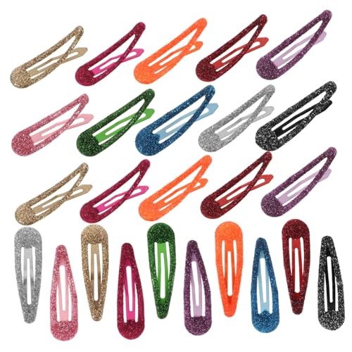 Homoyoyo 50stücke Glitzernde Haarclips Farben Rutschfeste Snap Haarnadeln Für Und Mädchen Stilvolle Haaraccessoires Für Outfit von Homoyoyo