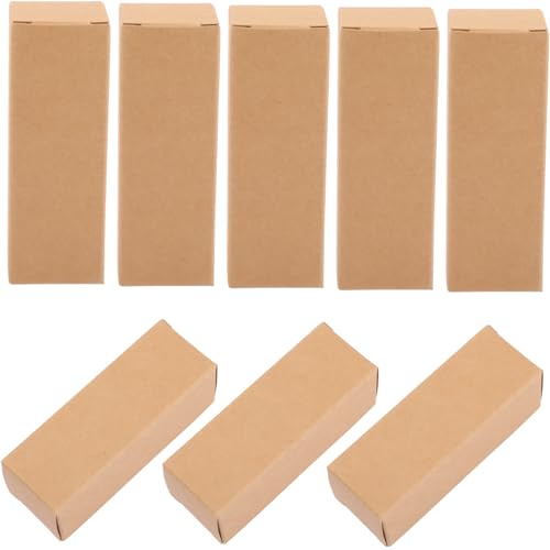 Homoyoyo 50 Stück Papier Lippenstift Verpackungsbox Stabile Geschenkbox für Ätherische Öle Lippenbalsam Kosmetik Aufbewahrung Praktische Geschenkverpackung von Homoyoyo