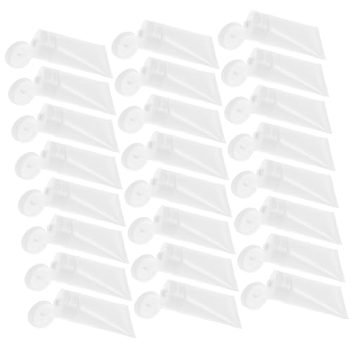 Homoyoyo 50 Stück Reise-flaschen Nachfüllbare Pe-kunststoff-tuben mit Klappverschluss Auslaufsichere Kosmetik-squeeze-behälter für Gesichtswäsche Handcreme Vielseitig Einsetzbar Kompakt und von Homoyoyo