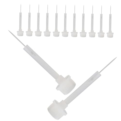 Homoyoyo 50 Stück Teiliges Nagellack Pinsel Ersatzset Weiche Langlebige Pinselköpfe für Präzise Nail Art Striche Ergonomisch Geformt für Dünne Details und Feine Gel Polish Anwendung von Homoyoyo