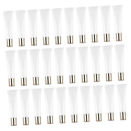 Homoyoyo 50 Stück Transparente Lipgloss Behälter Leere Squeeze Tuben für Diy Kosmetik zum Aufbewahren von Lippenbalsam Lotionen und Make Up Entferner von Homoyoyo