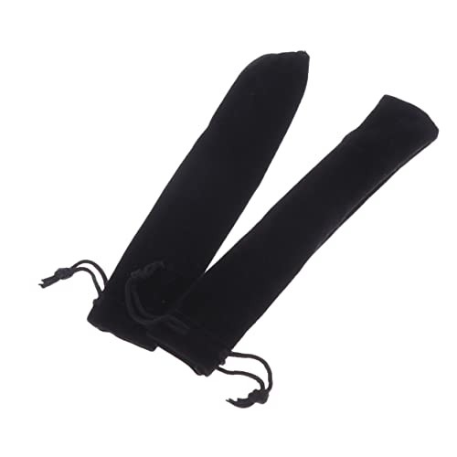 Homoyoyo 50stücke Federtasche Aus Samt Mit Kordelzug Stiftebeutel Bleistiftbeutel Geschenkverpackung Atmungsaktiv Langlebig Klassisches Design von Homoyoyo