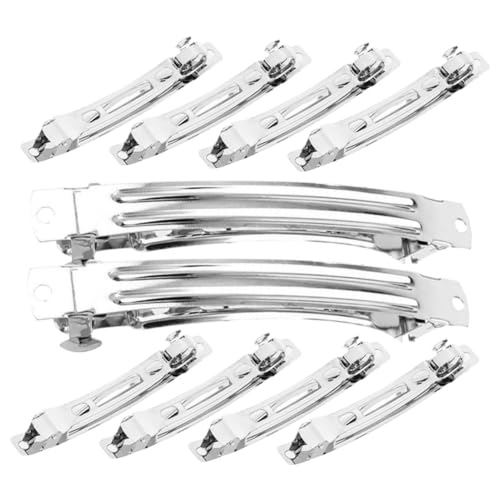 Homoyoyo 50stücke Metall Federclips Haarspangen Diy Material Zubehör Haar Styling Tools Für Damen Bastelbedarf Accessoires von Homoyoyo