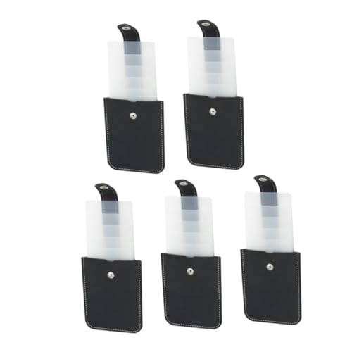 Homoyoyo 5stücke Tragbarer Kartenhalter Mit Mehreren Fächern Wasserdichtem Design Und Verdecktem Herausziehmechanismus Für Kreditkarten Und Ausweise Für Täglichen Gebrauch von Homoyoyo