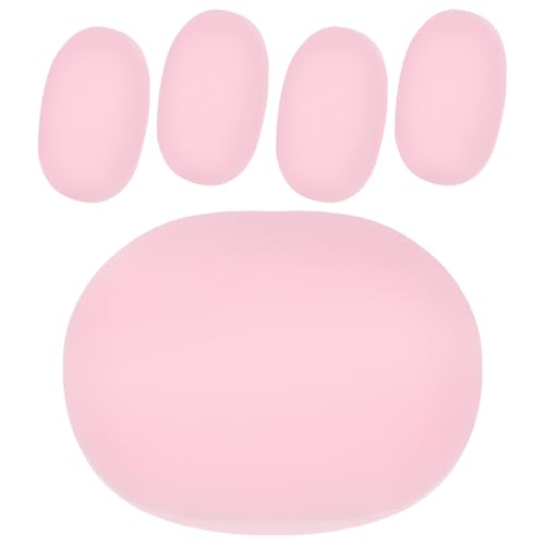 Homoyoyo 5stücke Gesichtswäsche Schwämme Für Sanfte Reinigung Und Make-up Entferner Biologisch Abbaubar Geeignet Für Hauttypen Natürliche Textur Für Gesichtsreinigung von Homoyoyo