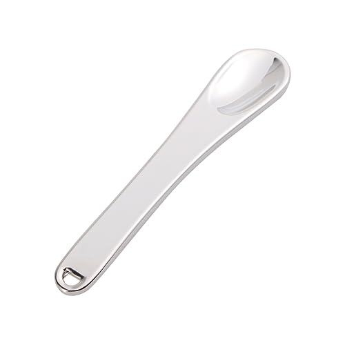 Homoyoyo 5stücke Metallspatel Kosmetikspatel Mini Make-up Löffel Für Schminklöffel Beauty-scoop -löffel Silber von Homoyoyo