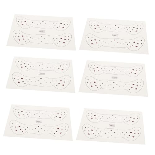 Homoyoyo 6 Blätter Temporäre Gesichtstattoo Aufkleber Freckle Stickers Natürliche Makeup Tattoos Zum Aufkleben Für Cosplay Party Alltag von Homoyoyo