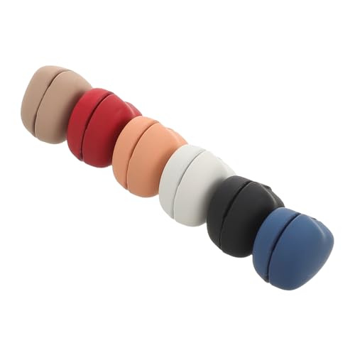 Homoyoyo 6 Paare Magnetische Hijab Clips Herzform Nadellose Broschen für Schals Kleider und Oberteile Starker Halt Vielseitig Einsetzbar Stilvolle und Sichere Fixierung ohne Beschädigung von Homoyoyo