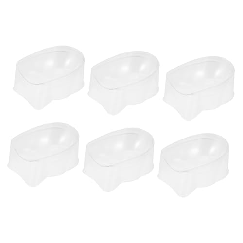 Homoyoyo 6 Stück Dip Powder Aufbewahrungsbox Nageldesign Recycling Tablett Nagelpulver Behälter Maniküre Werkzeug Langlebig DIY Nagelkunst Organizer von Homoyoyo