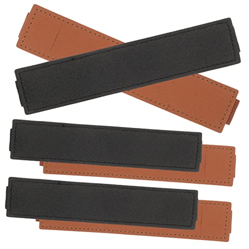 Homoyoyo 6 Stück Etui federmäppchen briefpapier Set Kugelschreiber Halterung Pen Holder groß Stifthalter mit Gummiband Notebook-Stifttasche Schutztasche für Stifte elastischer Stoff von Homoyoyo