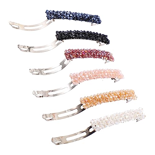 Homoyoyo 6 Stück Haarklammern Frühling Clips für Damen Rutschfeste Haarspangen Geeignet für Dickes Haar Stilvolle Haarklammer Schmuck für Besondere Anlässe Wie Hochzeit und Party von Homoyoyo