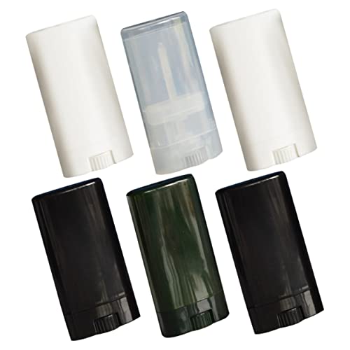 Homoyoyo 6 Stück Lippenstiftbehälter DIY Lip Balm Tubes Tragbare Leere Röhrchen Zufälligen Farben für Lippenstift Lip Balm und Mehr Hochwertige Auslaufsichere Zufällige Zufällige Farbe von Homoyoyo