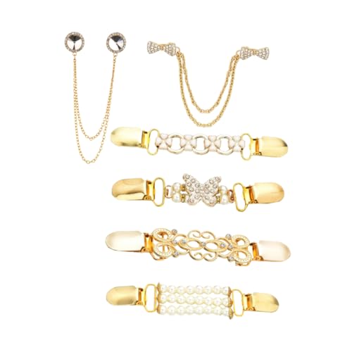 Homoyoyo 6stücke Pack Pullover-clips Für Damen Cardigan-verschluss Schal-clip Mode-zubehör Aus Kleidungszu Homoyoyo 6stücke Pack Pullover-clips Für Damen Cardigan-verschluss Schal-clip Mode-zubehör Aus Kleidungszu von Homoyoyo