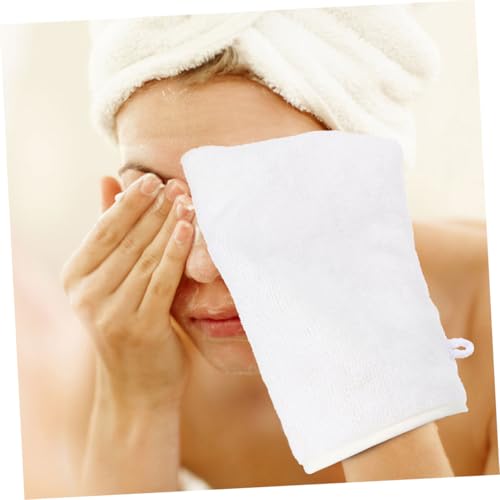 Homoyoyo 6 Stück Teiliges Gesichtswaschhandschuhe aus Feinster Mikrofaser Sanftes Makeup entferner handschuh für Empfindliche Haut Wiederverwendbar für Dusche und Tägliche Reinigung von Homoyoyo