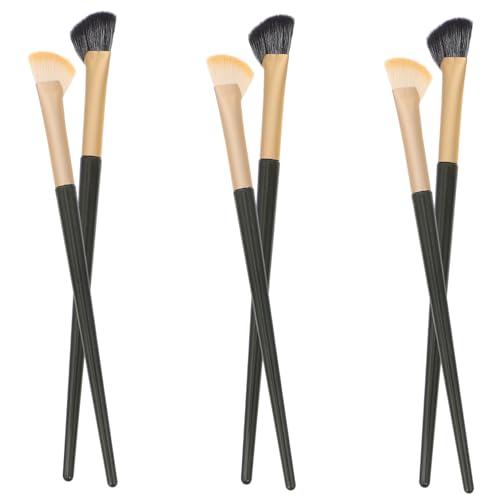 Homoyoyo 6 Stück Teiliges Make up Pinsel mit Schrägem Eyeliner Concealer pinsel Kompakt und Präzise für Detailliertes Augen make up und Abdeckung für Frauen und Mädchen Homoyoyo 6 Stück Teiliges Make up Pinsel mit Schrägem Eyeliner Concealer pinsel Kompakt und Präzise für Detailliertes Augen make up und Abdeckung für Frauen und Mädchen von Homoyoyo