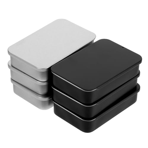 Homoyoyo 6 Stück Teiliges Metall Kreditkartenetui Push Pull Box für Id Karten und Visitenkarten Praktische Aufbewahrung für Reisen von Homoyoyo