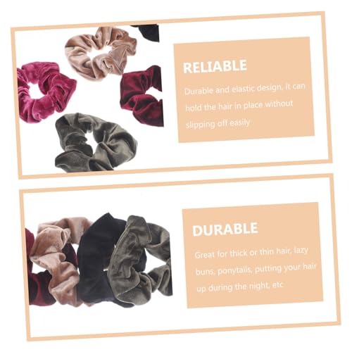 Homoyoyo 6 Stück Teiliges Samt Haargummis mit Elastischem Haarband Weiche Dehnbare Haarschleifen für Mädchen und Frauen Vielseitig Kombinierbare Haar accessoires für Haartypen Homoyoyo 6 Stück Teiliges Samt Haargummis mit Elastischem Haarband Weiche Dehnbare Haarschleifen für Mädchen und Frauen Vielseitig Kombinierbare Haar accessoires für Haartypen von Homoyoyo