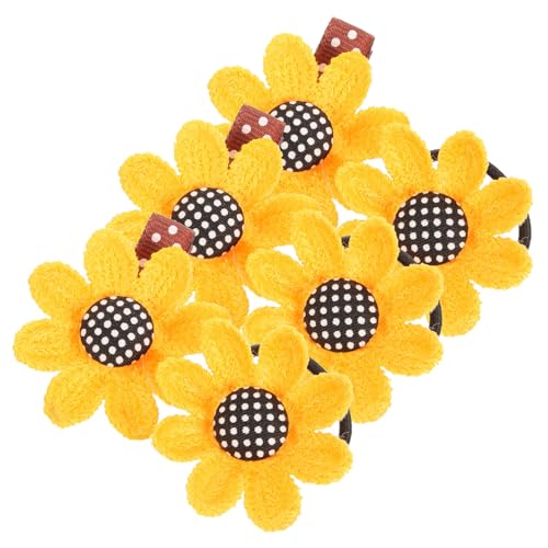 Homoyoyo 6 Stück Teiliges Set Haarspangen Blumen für Mädchen Süße Haarklammern mit Einzigartigem Design für Schule Partys und Besondere Anlässe für Kleinkinder von Homoyoyo