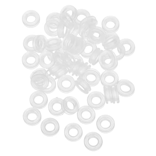 Homoyoyo 60 Stück Silikon Ohrclip Polster Transparent O-förmig Anti-rutsch Ohrringpads für Damen Allergikerfreundlich Komfortabel Leicht Tragbar Passend für Ohrschmuck von Homoyoyo