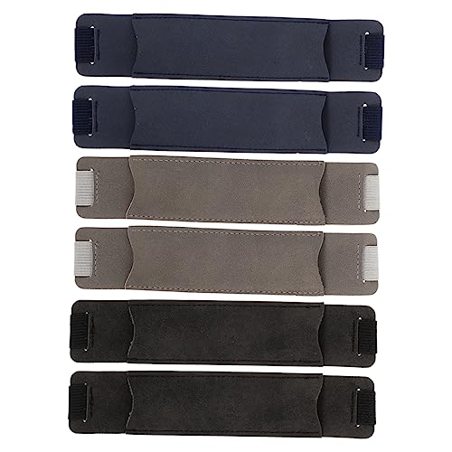 Homoyoyo 6Stücke Teiliges Leder Stiftetui mit Elastischen Bändern Schutzabdeckungen für Notizbuchstifte Stilvolle Stifthülsen für Täglichen Gebrauch von Homoyoyo