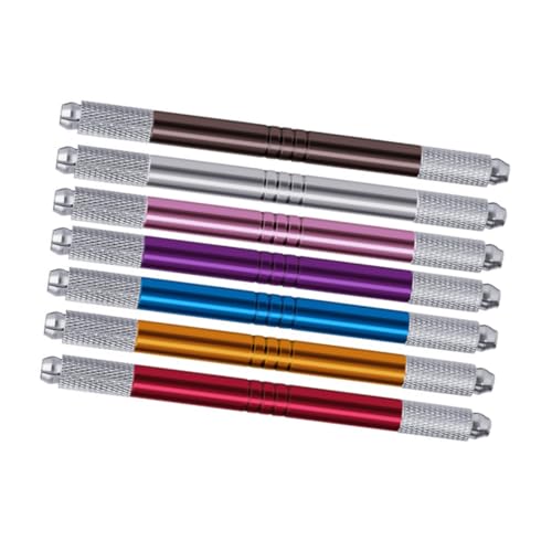 Homoyoyo 7 Stück Teiliges Microblading Augenbrauenstift mit Feiner Spitze Langlebig und Rutschfest Geeignet für Tattoo Künstler und Professionelle Augenbrauenzeichnung Inklusive Bunter von Homoyoyo