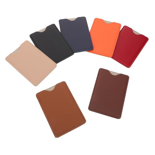 Homoyoyo 7 Stück Teiliges PU Kartenetui Bankkarten Schutzhülle mit RFID Schutz Leichtes Portemonnaie Kartencover für Reisen und Alltag Praktischer Diebstahl Kartenhalter von Homoyoyo