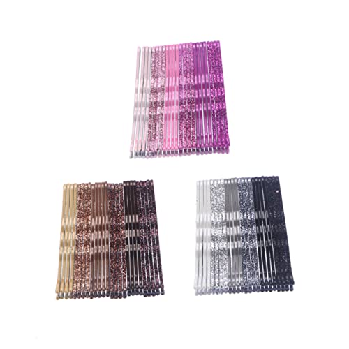 Homoyoyo 72 Stück glitzernde Haarspangen Mädchen schnappen Haarnadeln Haarspangen in reiner Farbe Barrettes von Homoyoyo