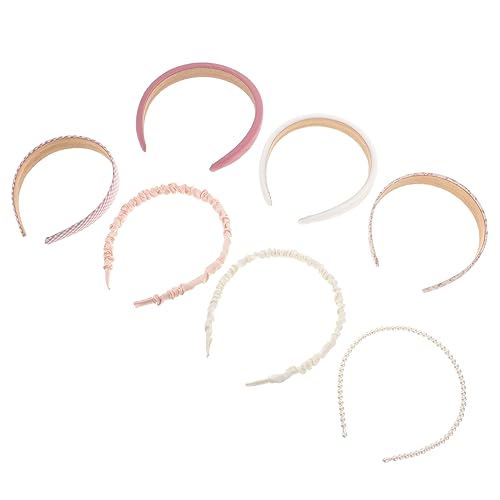 Homoyoyo 7Stücke Teiliges Dekorative Stirnbänder für Damen Bequeme Haarbänder für Sommer Strand und Festivals für Teenager Mädchen Kombinierbar mit Anderem Haarschmuck von Homoyoyo
