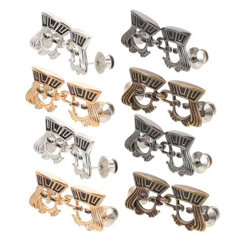 Homoyoyo 8 Paare Abnehmbare Taillen Button Clips mit Poker Verstellbare Stopper für Jeans und Röcke kein Nähen Nötig Vielseitige Taillenverstellung für Damen Einfache Anwendung von Homoyoyo