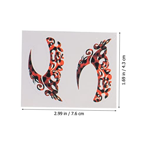 Homoyoyo 8 Paare Selbstklebende Augen Make Up Sticker Augen und Gesichtsschmuck Bunte Glänzende Augenaufkleber Sicher und Schmerzfrei für Erwachsene Einfaches Auftragen und Entfernen von Homoyoyo