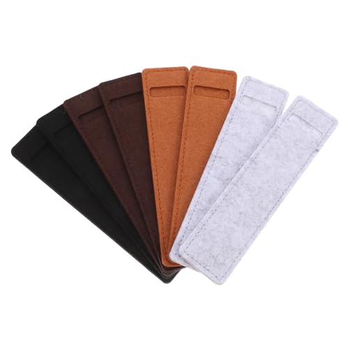 Homoyoyo 8 Stück Filz Stiftetui Teiliges Weiche Strapazierfähige Federmäppchen für Erwachsene Mini Mäppchen für Füllfederhalter Kugelschreiber Rollerball Vielseitige Stifteschutzhülle für von Homoyoyo