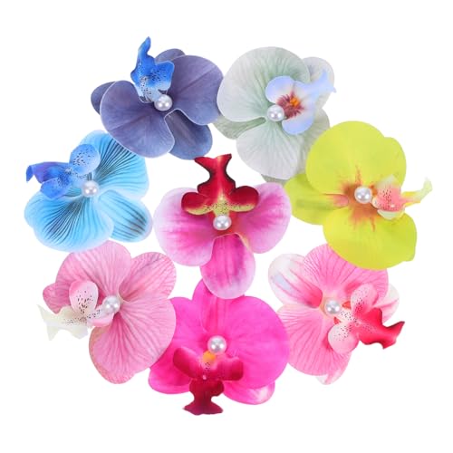 Homoyoyo 8 Stück Künstliche Blumenclips für Hochzeiten Strandpartys und Alltägliche Styles Einfach zu Bedienen und Vielseitig Einsetzbar für und Mädchen von Homoyoyo