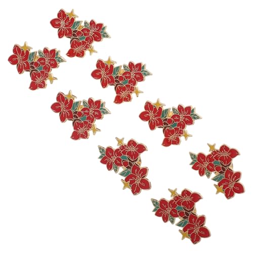 Homoyoyo 8 Stück Süße Dekorative Blumenbroschen Für Frauen Blumennadeln Aus Legierung Elegante Anstecknadeln Modische Kleidungsbrosche Schmuck Rucksack Anstecknadel Set von Homoyoyo