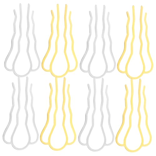 Homoyoyo 8 Stück Teiliges Haarforken für Damen Retro Haarnadeln mit Haarschmuck für Dutt und Frisuren Haarstecker für Dickes Lockiges Haar von Homoyoyo