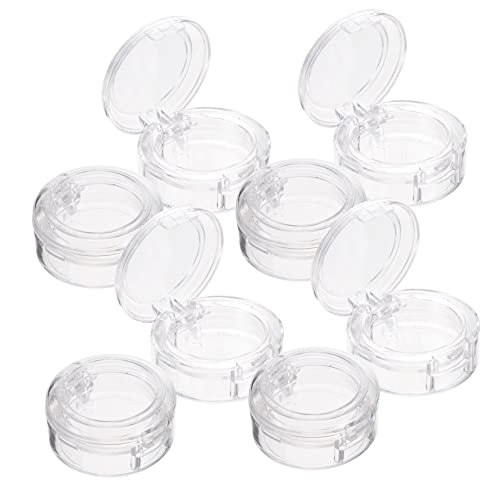 Homoyoyo 8stücke Kosmetikeimer Weiß Lidschatten-aufbewahrungsbox Schminkbehälter Leer Makeup-organizer Mit Einfachem Design Für Zuhause Und Reisen von Homoyoyo