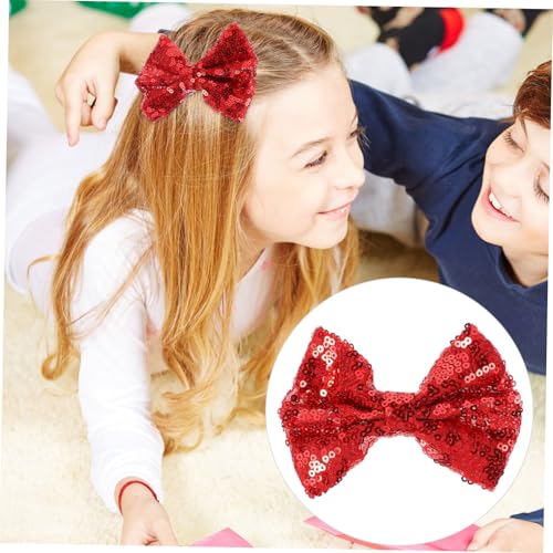 Homoyoyo 8 Stück Teiliges Pailletten Haarspangen Glitzernde Schleifen Haarklammern für Damen und Farbenfrohe Hautfreundliche Haarschmuck Clips für Festliche Anlässe Wie Geburtstag von Homoyoyo