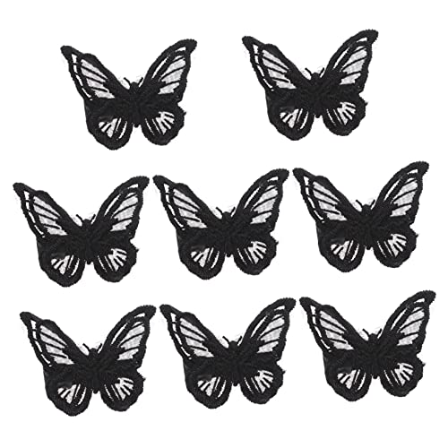 Homoyoyo 8 Stück Teiliges Spitzen Schmetterling Haarspangen für Damen und Mädchen Filigrane Haarklammern mit Elegantem Design Vielseitiges Haarschmuck Accessoire für Party Hochzeit und von Homoyoyo