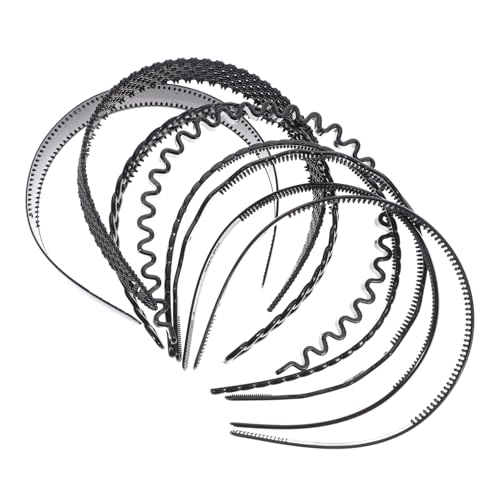 Homoyoyo 8stücke Hartplastik Stirnband Für Sport Und Alltag Rutschfestes Plastikhaarband Modisches Stirnband Für Männer Und Frauen Einfach Zu Tragen Verwenden von Homoyoyo