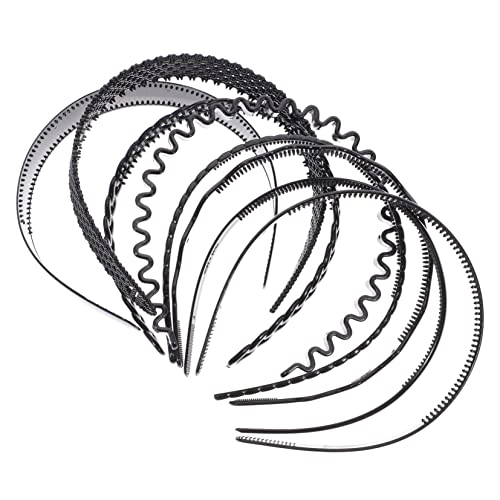 Homoyoyo 8stücke Sport Stirnband Aus Plastik Rutschfestes Stirnband Für Männer Und Frauen Modisches Haarband Headwear Zum Waschen Sport Und Alltag Langlebiges Plastikhaarband Für von Homoyoyo
