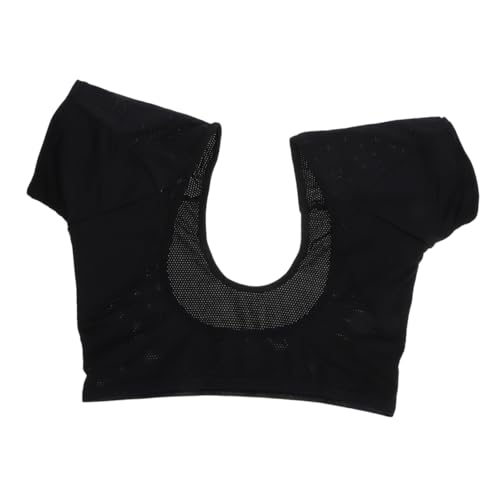 Homoyoyo Achselpads Damen Atmungsaktive Schweißpads aus Polyesterfaser Wiederverwendbare Unterarm Schweißschutz Weste Schnell Absorbierend Hautfreundlich Schützt Kleidung vor von Homoyoyo