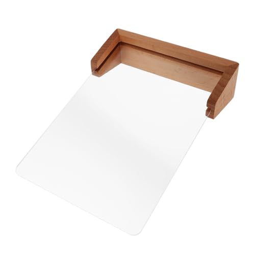 Homoyoyo Acryl Nagel Display Board mit Buchenholzrahmen Nagelkunst Ausstellungsständer Falsche Nagel Tipps Organizer Leicht Montierbar Robust und Modern für Salon und Maniküre von Homoyoyo