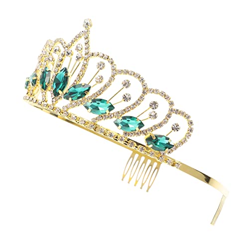 Homoyoyo Adorable Glitzer Haarschmuck mit Kristallsteinen für Braut und Hochzeit Langlebige und Leichte Prinzessinnen Tiara Festliche Haardeko für Brautjungfern und Party Elegant und von Homoyoyo