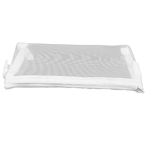 Homoyoyo Aktenhalter Clear Pencil case federmappe durchsichtig Transparente Stiftebox Multifunktions-Bleistifttasche Bleistifttaschen Mäppchen Großer Bleistiftbeutel Netztaschen Nylon Weiß von Homoyoyo