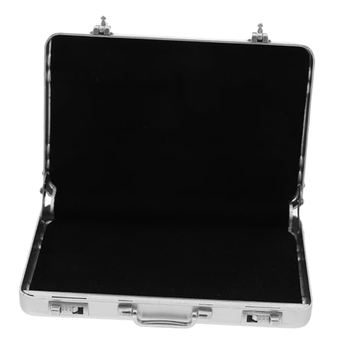 Homoyoyo Aluminiumlegierung Visitenkartenetui Tragbarer Organizer für Namenskarten Kompaktes Kartenaufbewahrungsbox für Büro und Unterwegs Silberfarben Homoyoyo Aluminiumlegierung Visitenkartenetui Tragbarer Organizer für Namenskarten Kompaktes Kartenaufbewahrungsbox für Büro und Unterwegs Silberfarben von Homoyoyo