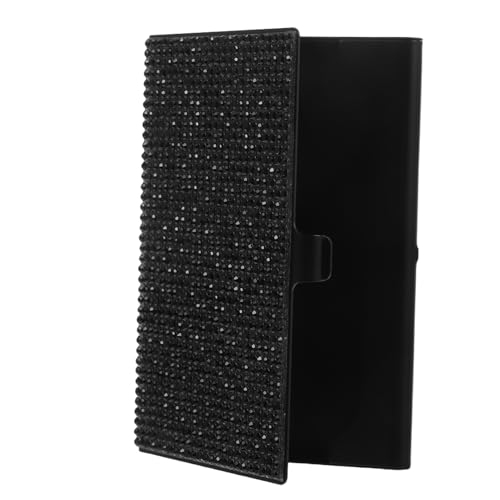 Homoyoyo Aluminiumlegierung Visitenkartenetui mit Strasssteinen Fingerabdruckresistent Multifunktionaler Kartenorganizer für Kreditkarten und Visitenkarten Stilvolles Accessoire für von Homoyoyo