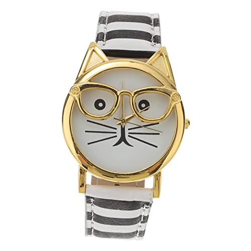 Homoyoyo Kids Watch Cartoon Design Pu Leather Armbanduhr Für Mädchen Niedliche Quarzuhr Mit Verstellbarem Armband Für Zu Weihnachten Kindergeburtstag Und Mehr von Homoyoyo