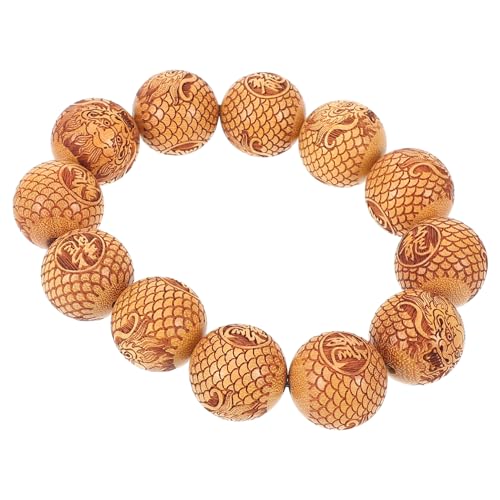 Homoyoyo Buddhistisches Sandelholzperlenarmband - Gebetsarmband Für Männer/frauen - Schmuck Im Boho-stil - Vatertagsgeschenk - Religiöses Accessoire Homoyoyo Buddhistisches Sandelholzperlenarmband - Gebetsarmband Für Männer/frauen - Schmuck Im Boho-stil - Vatertagsgeschenk - Religiöses Accessoire von Homoyoyo