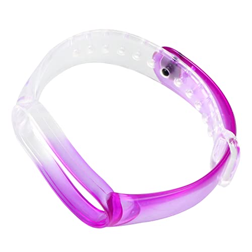 Homoyoyo Armband aus Hirse Band für mi 5 transparenter Riemen Beobachten Sie Smart Frauen Männer Sportgurt TPU-Armband transparentes Uhrenarmband transparentes TPU Violett von Homoyoyo